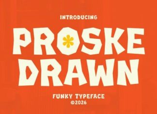 Proske Drawn Font preview image 1