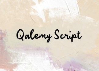 Qalemy Script Font preview image 1