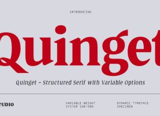 Quinget Font preview image 1