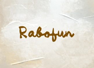 Rabofun Font preview image 1