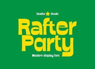 Rafter Party Font preview image 1