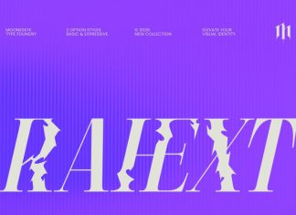 Rahext Font preview image 1