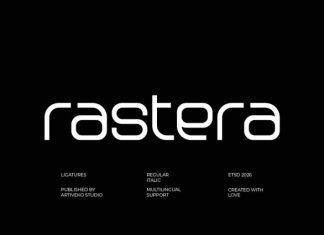 Rastera Font preview image 1