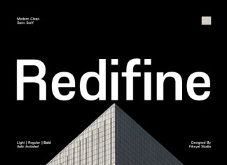 Redifine Font preview image 1