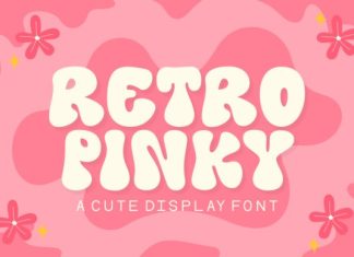 Retro Pinky Font preview image 1