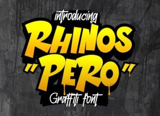 Rhinos Pero Font preview image 1