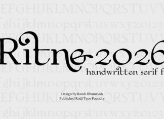 Ritne Font preview image 1