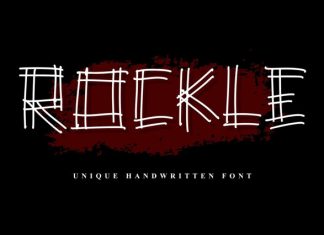 Rockle Handwritten Font preview image 1