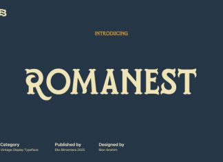 Romanest Trial Font preview image 1