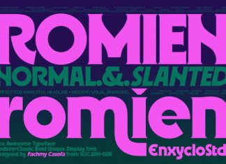 Romien Font preview image 1