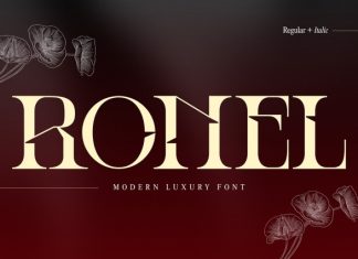 Ronel Font preview image 1