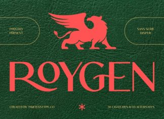 Roygen Font preview image 1