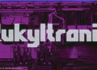 Rukyltronic Star Font preview image 1
