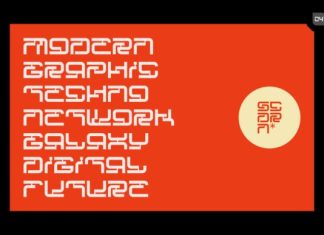 Scuedron Font preview image 2