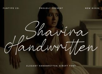 Shavira Handwritten Font preview image 1