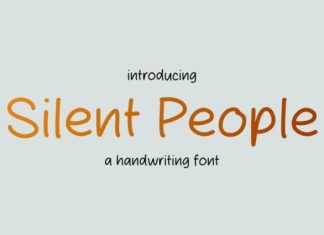 Silent People Font preview image 1