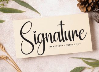 Simple Calligraphy Handwriting Font preview image 2