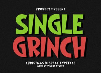Single Grinch Font preview image 1