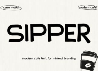 Sipper Font preview image 1