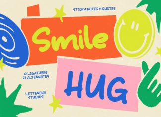 Smile Hug Font preview image 1