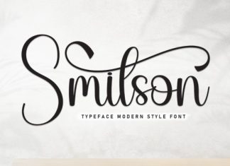 Smitson Script Font preview image 1
