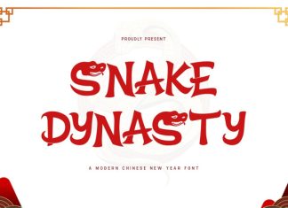Snake Dynasty Font preview image 1