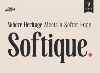 Softique Font preview image 1