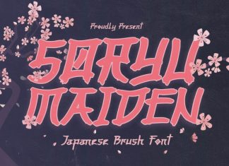 Soryu Maiden Font preview image 1
