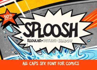 Sploosh Font preview image 1