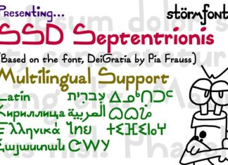 SSD Septentrionis Font preview image 1