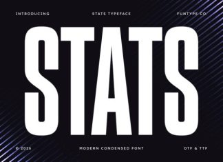 Stats Font preview image 1