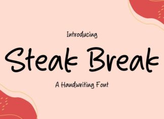Steak Break Font preview image 1