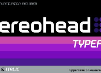 Stereohead Font preview image 1