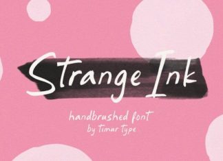 Strange Ink Font preview image 1