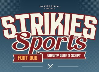 Strikies Sports Font preview image 1