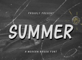 Summer Display Typeface preview image 1