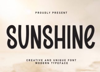 Sunshine Sans Serif Font preview image 1
