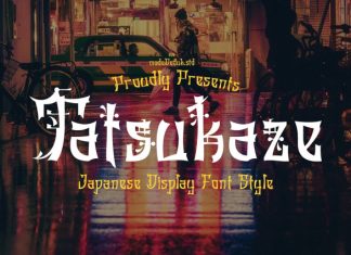 Tatsukaze Font preview image 1