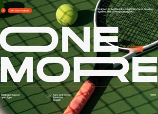 TBJ One More Font preview image 1