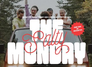 The Salty Monday Font preview image 1