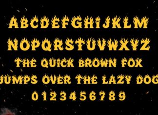 This is Fire Font preview image 2