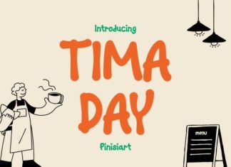 Timaday Font preview image 1