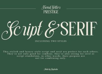 Trendsetter Prestige Font Duo preview image 3