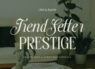Trendsetter Prestige Font Duo preview image 1