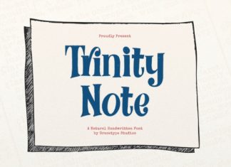 Trinity Note Font preview image 1