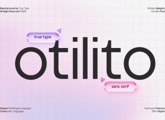 TRT Otilito Font preview image 1