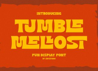 Tumble Mellost Font preview image 1