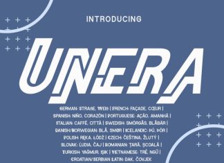 Unera Font preview image 1