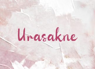 Urasakne Font preview image 1