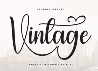 Vintage Handwritten Font preview image 1